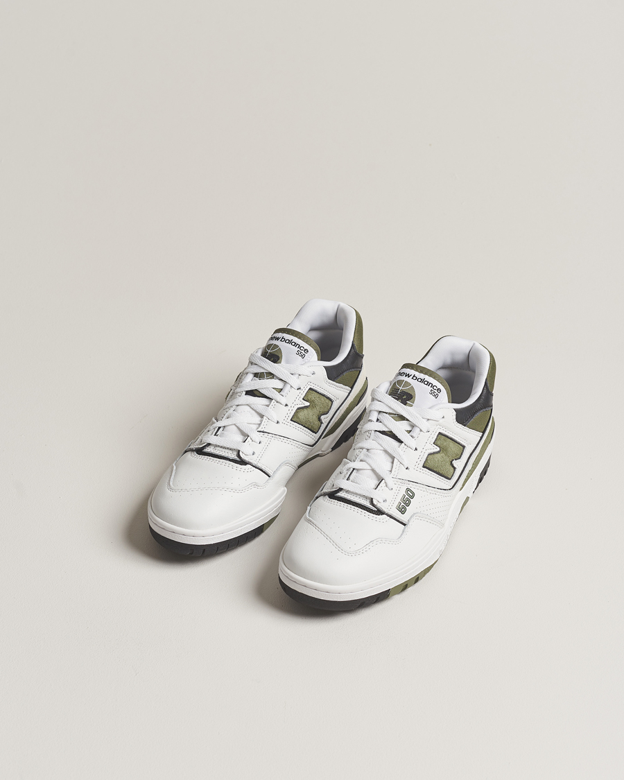 Homme | New Balance 550 Sneakers White/Green | New Balance | 550 Sneakers White/Green