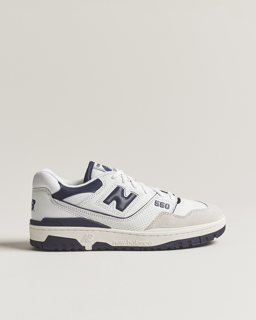 Homme | New Balance 550 Sneakers White/Navy | New Balance | 550 Sneakers White/Navy
