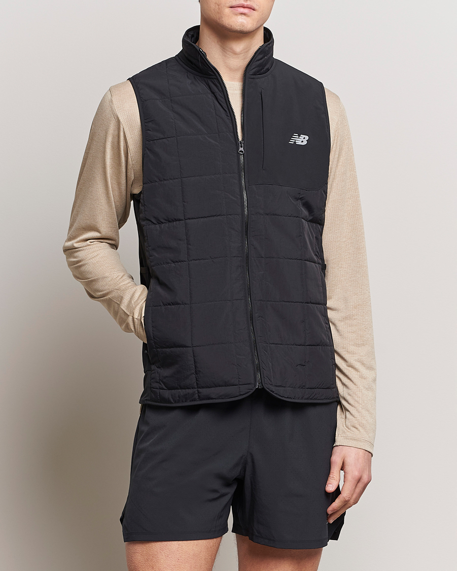 Homme | Manteaux Et Vestes | New Balance Running | Athletics Heat Layer Run Vest Black