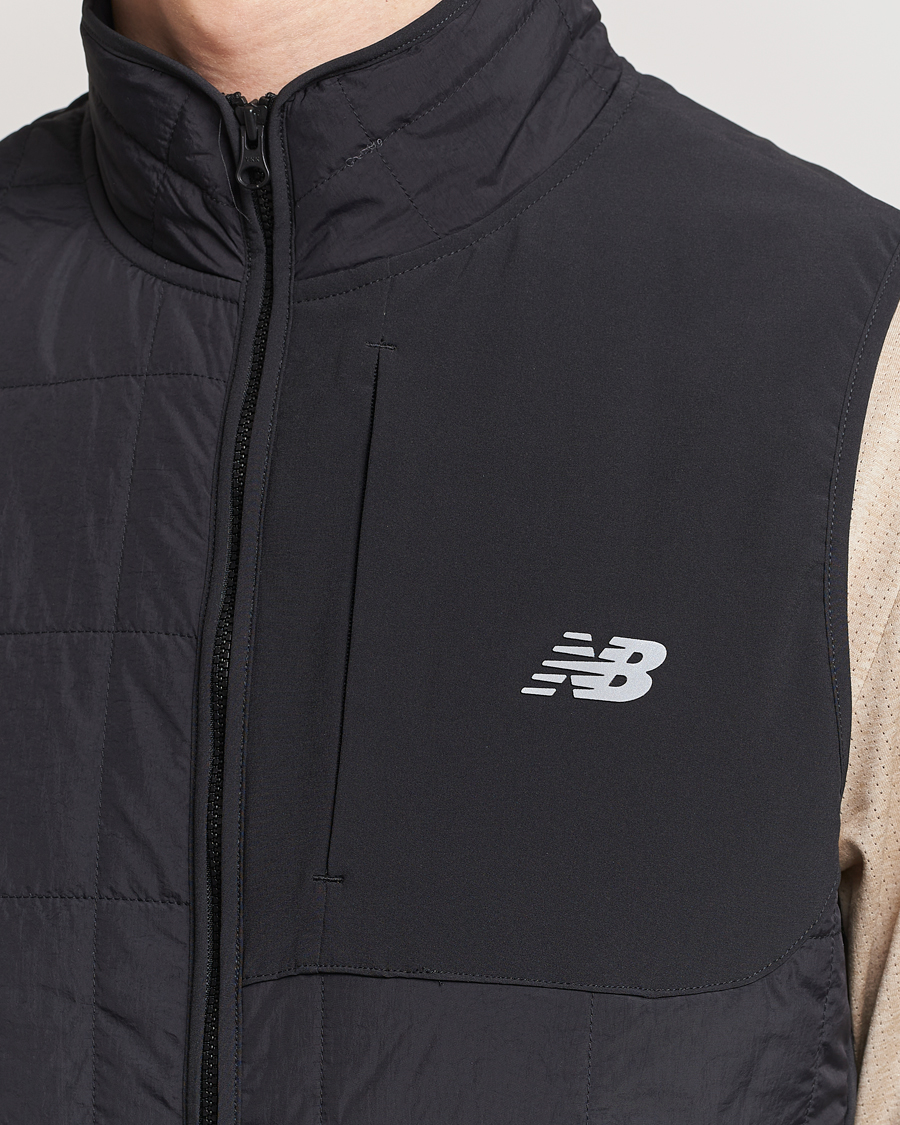 Homme | Manteaux Et Vestes | New Balance Running | Athletics Heat Layer Run Vest Black