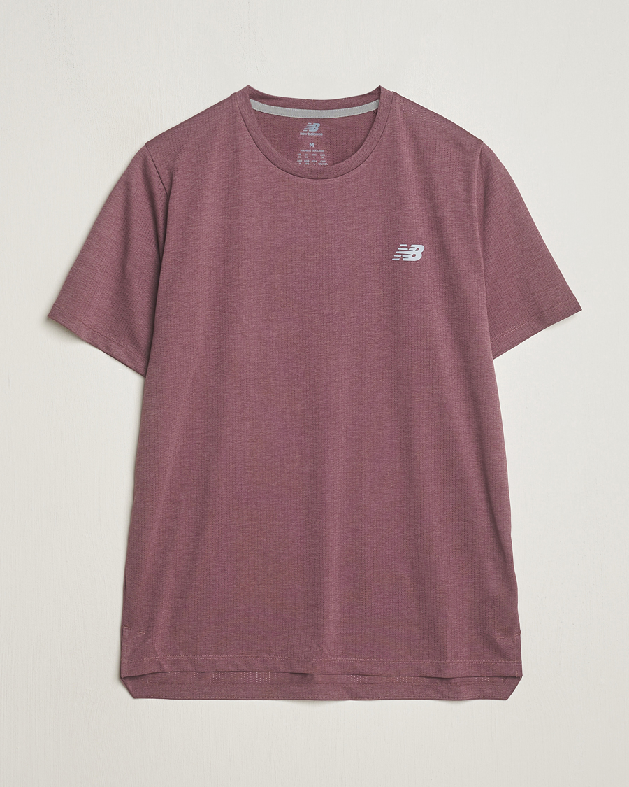 Homme | T-shirts | New Balance Running | Athletics Run T-Shirt Licorice Heather