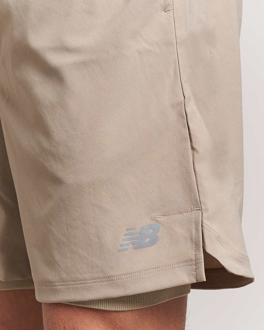 Homme | Shorts | New Balance Running | Seamless Shorts 7 Lined Stoneware