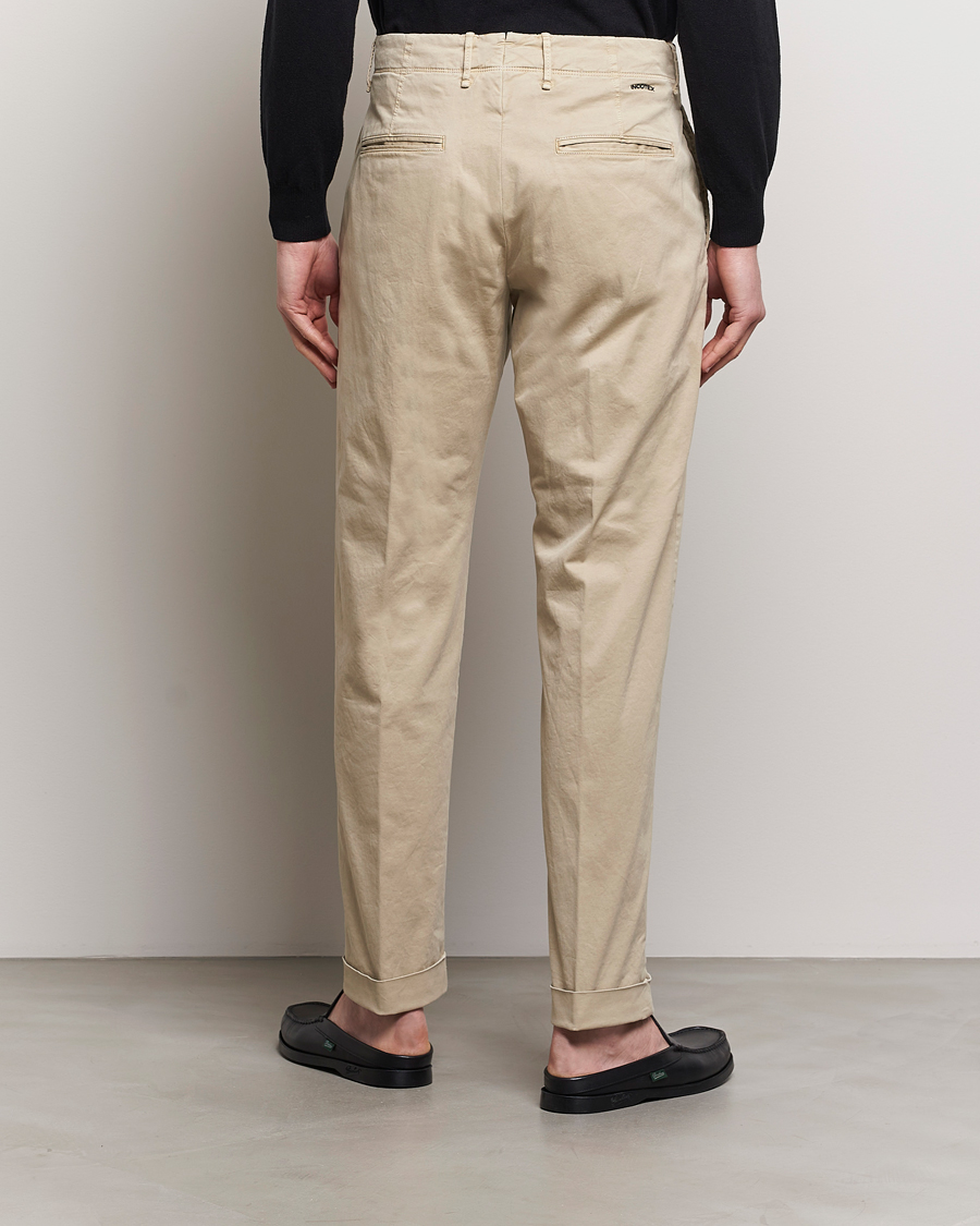 Homme | Pantalons | Incotex | Regular Fit Cotton Stretch Slacks Beige