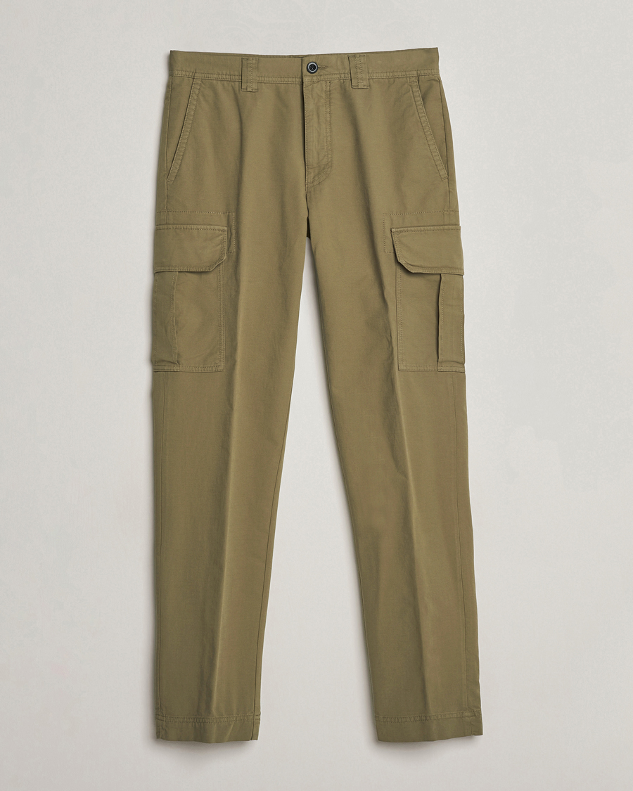 Homme | Pantalons | Incotex | Slim Fit Cargo Pants Military Green