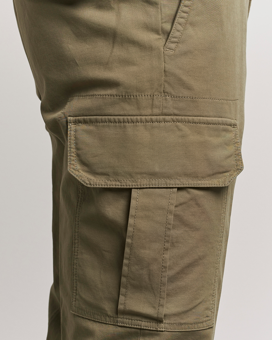 Homme | Pantalons | Incotex | Slim Fit Cargo Pants Military Green