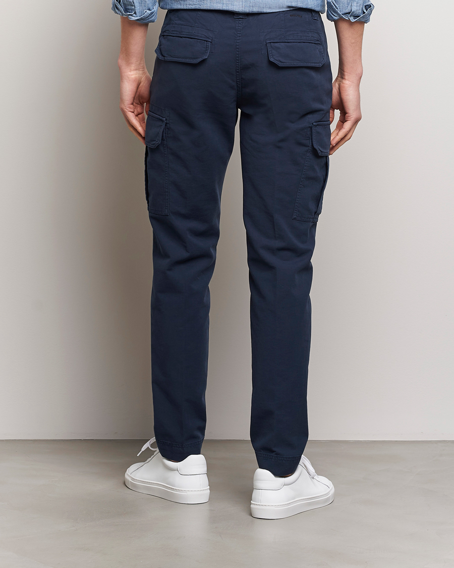 Homme | Pantalons | Incotex | Slim Fit Cargo Pants Navy