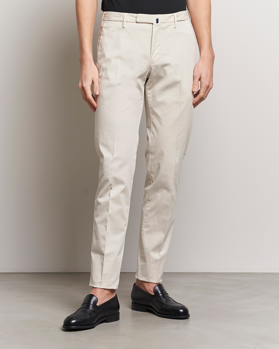 Homme | Italian Department | Incotex | Slim Fit Comfort Chinos Off White