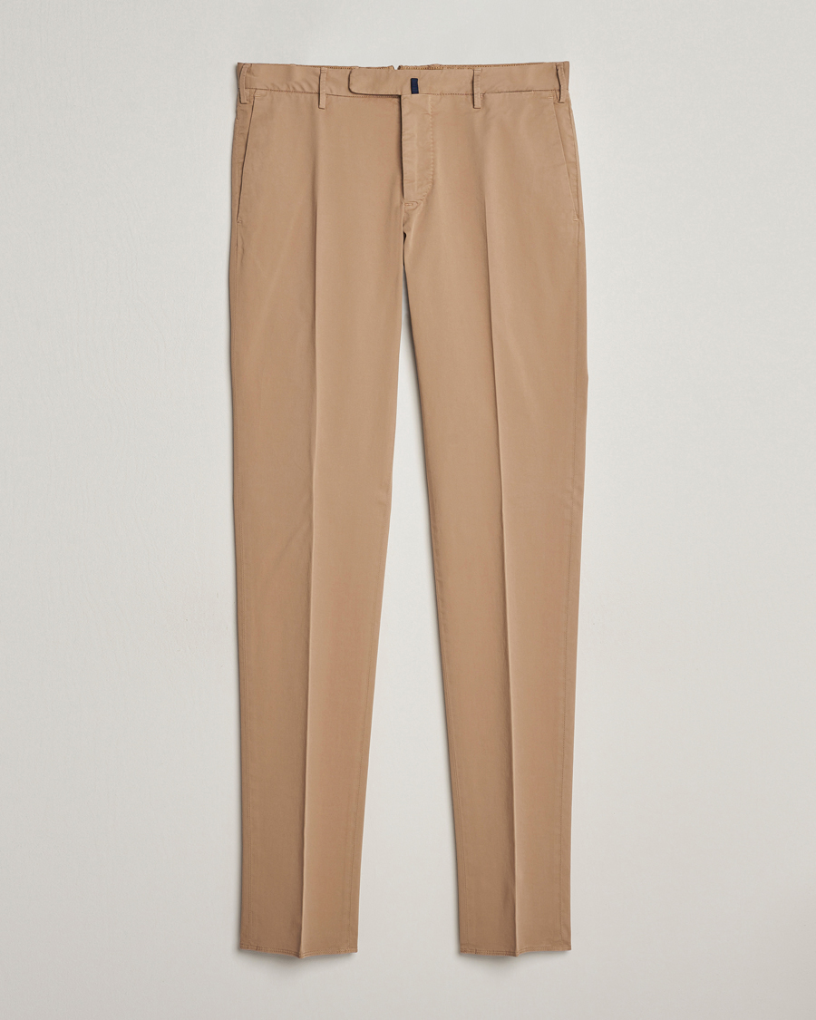 Homme | Pantalons | Incotex | Slim Fit Comfort Chinos Beige