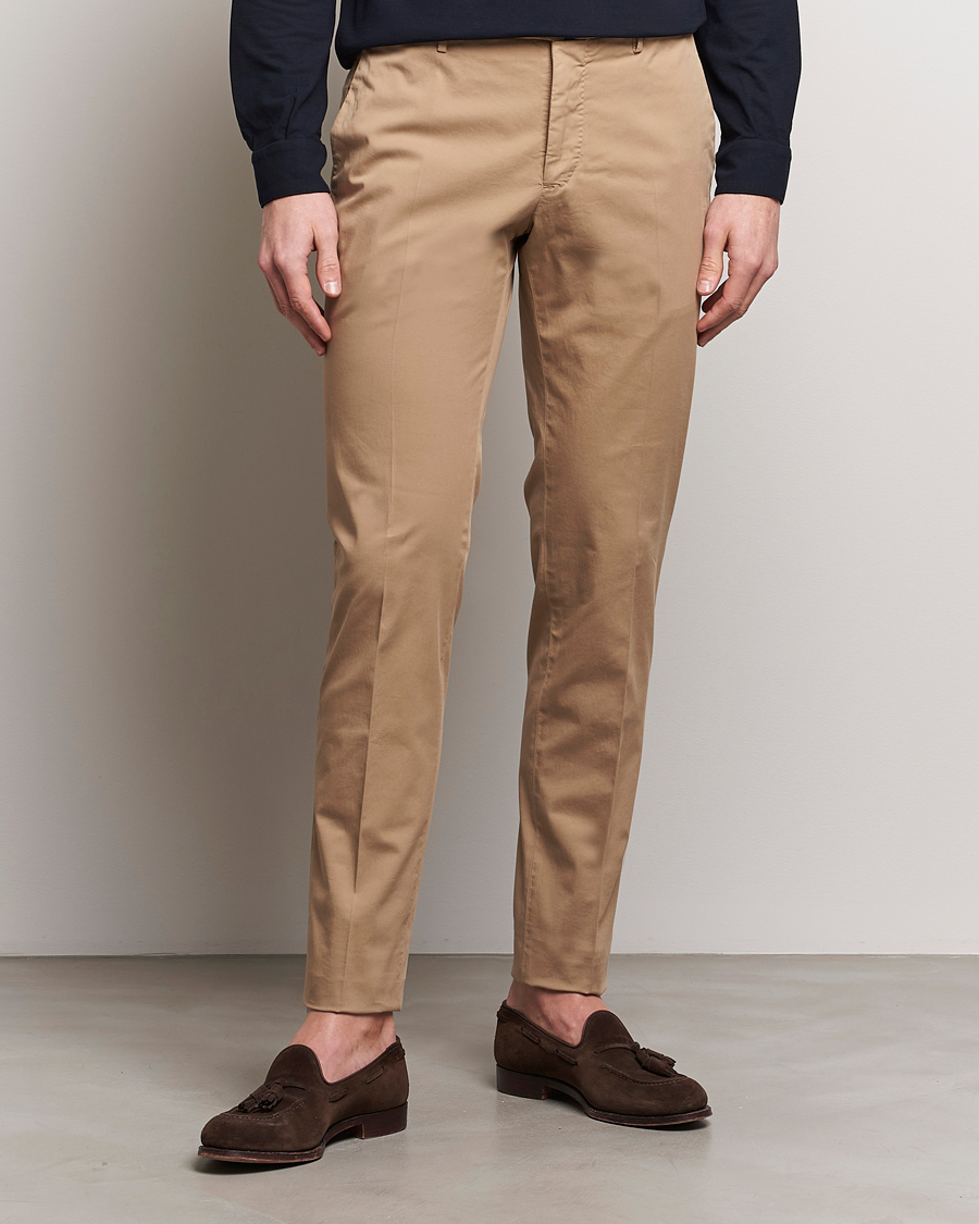 Homme | Sections | Incotex | Slim Fit Comfort Chinos Beige