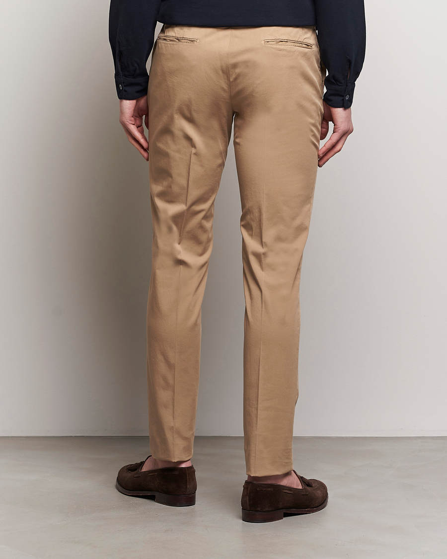 Homme | Pantalons | Incotex | Slim Fit Comfort Chinos Beige