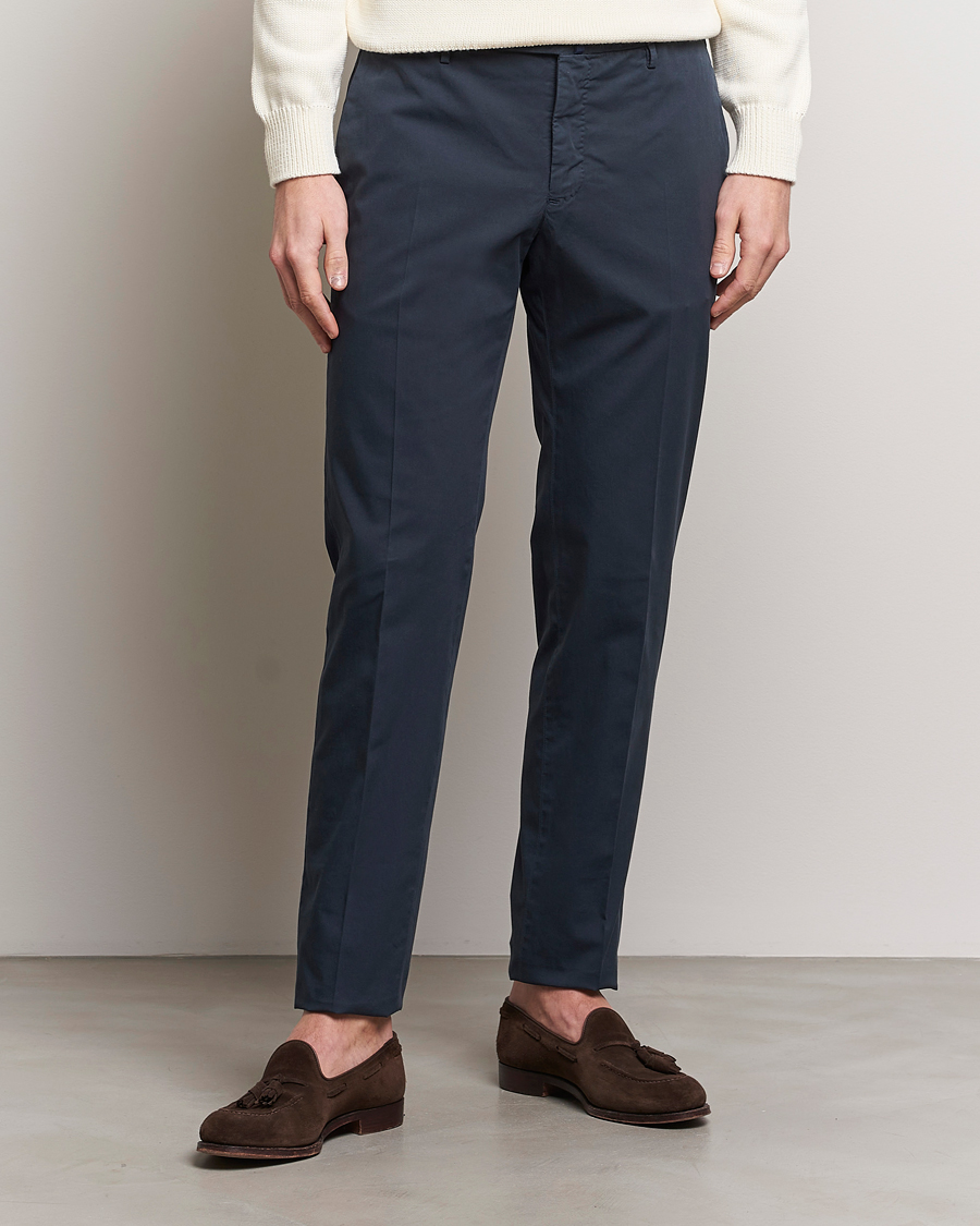 Homme | Sections | Incotex | Slim Fit Comfort Chinos Navy