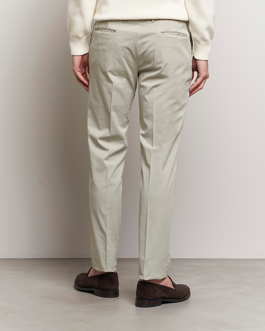 Homme | Pantalons | Incotex | Slim Fit Comfort Chinos Light Grey