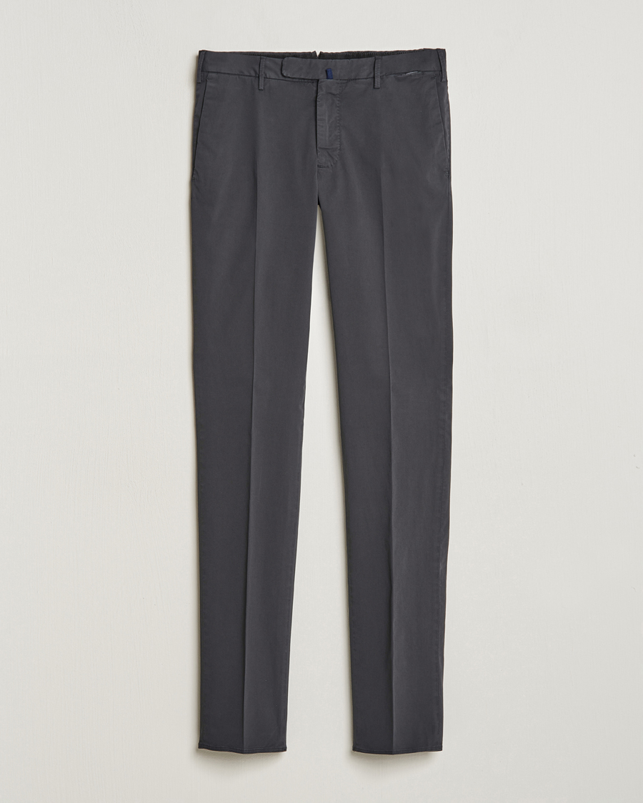 Homme | Pantalons | Incotex | Slim Fit Comfort Chinos Charcoal