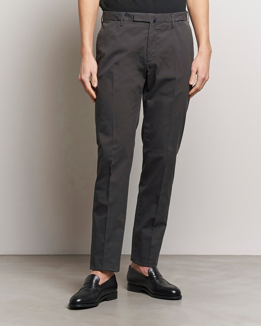 Homme | Slowear | Incotex | Slim Fit Comfort Chinos Charcoal