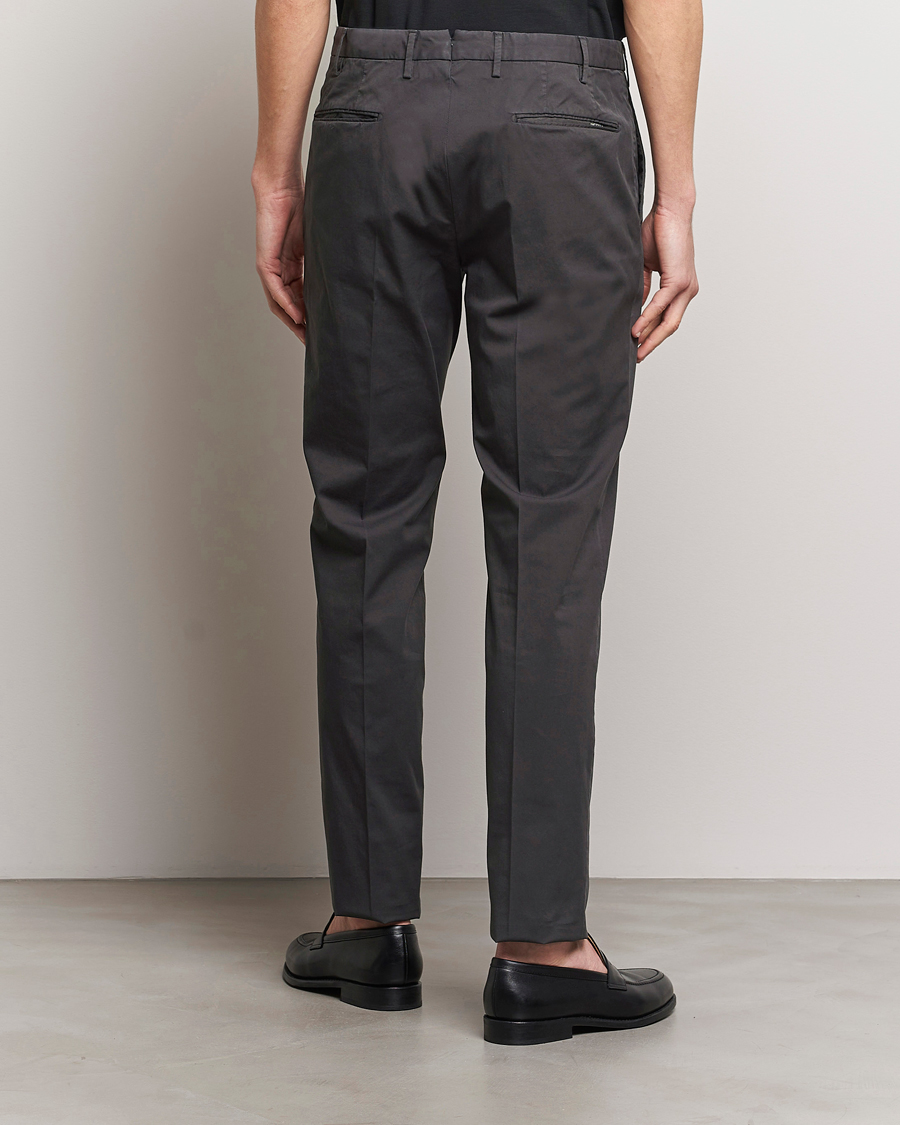 Homme | Pantalons | Incotex | Slim Fit Comfort Chinos Charcoal