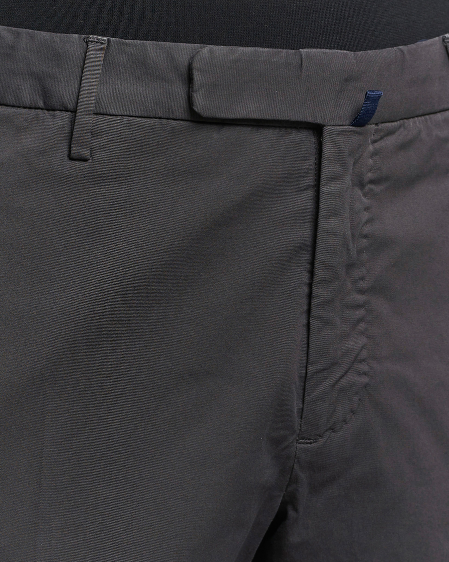Homme | Pantalons | Incotex | Slim Fit Comfort Chinos Charcoal