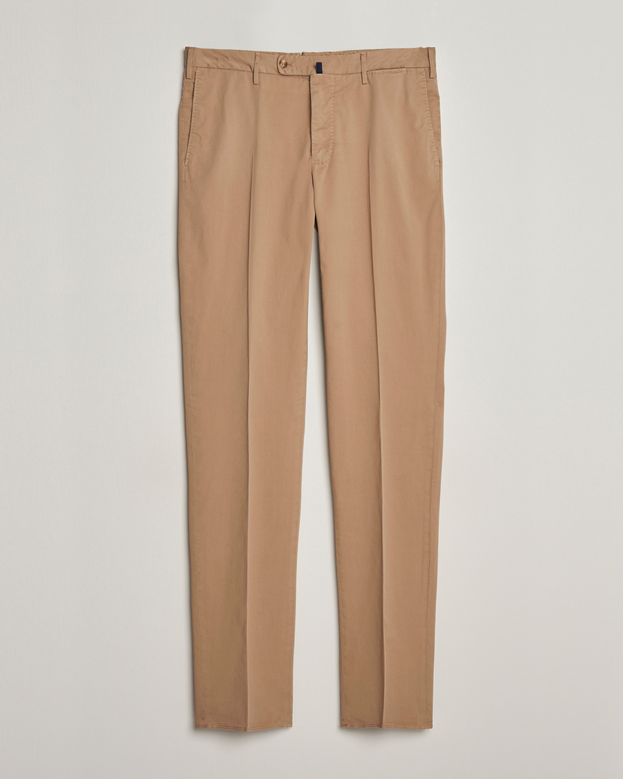 Homme | Pantalons | Incotex | Regular Fit Comfort Chinos Beige