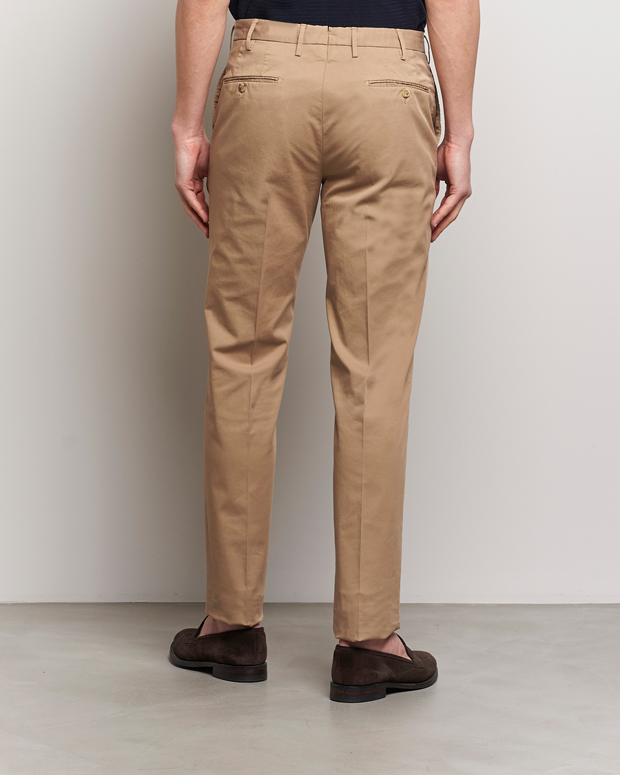 Homme | Pantalons | Incotex | Regular Fit Comfort Chinos Beige