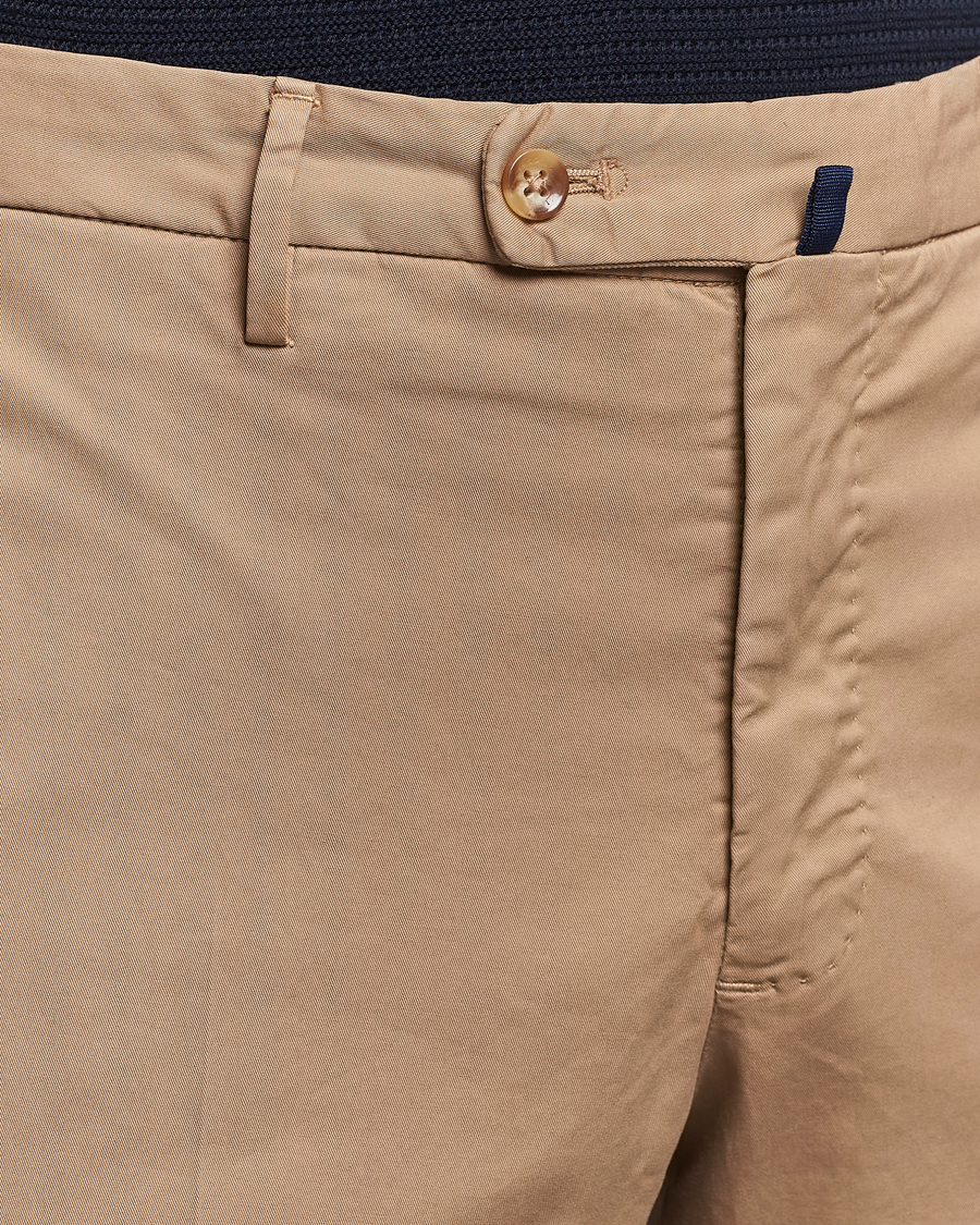 Homme | Pantalons | Incotex | Regular Fit Comfort Chinos Beige