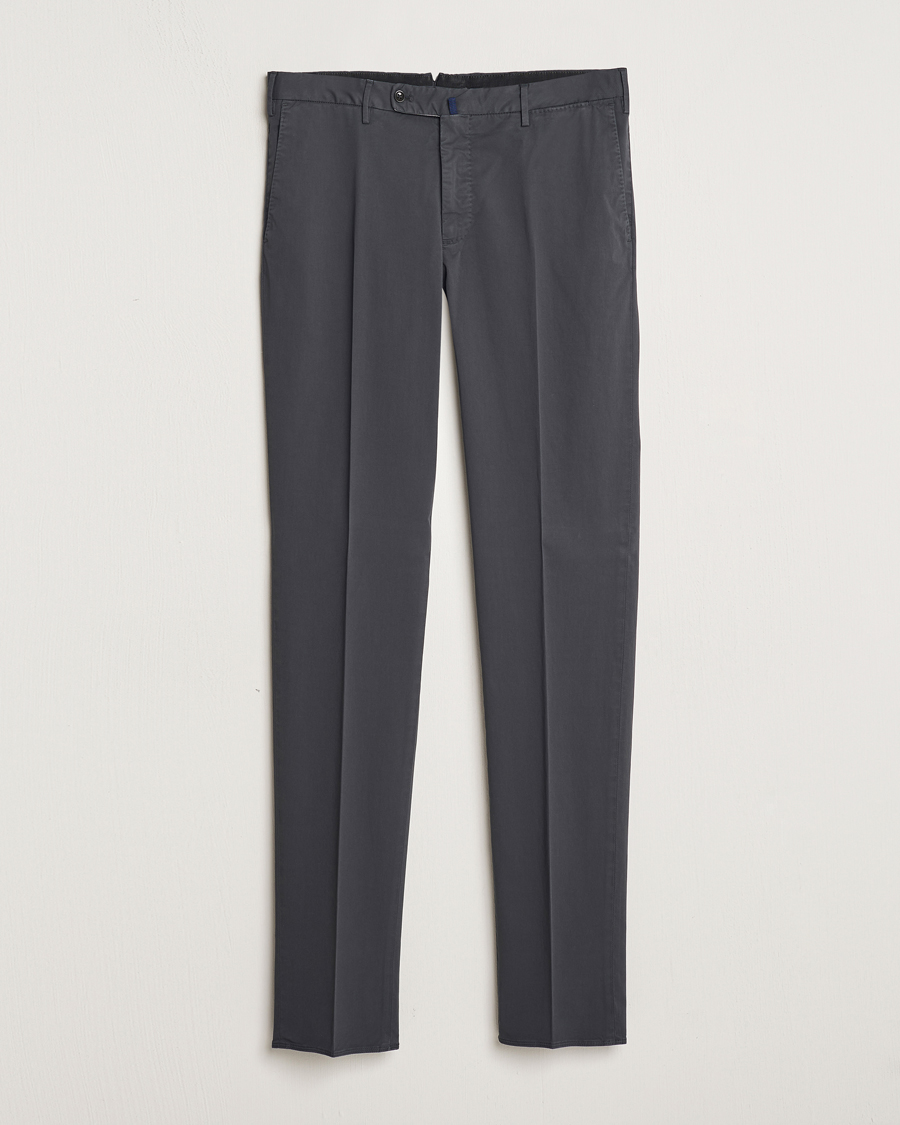 Homme | Pantalons | Incotex | Regular Fit Comfort Chinos Charcoal