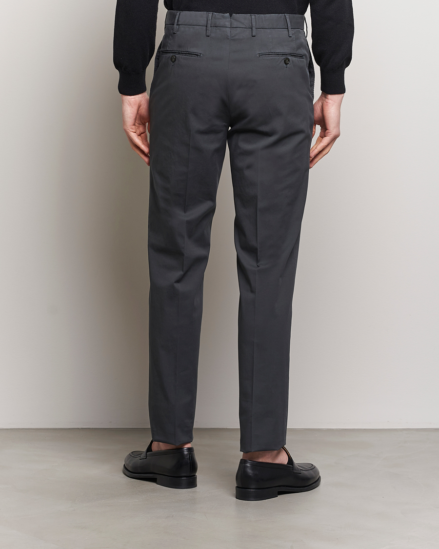 Homme | Pantalons | Incotex | Regular Fit Comfort Chinos Charcoal