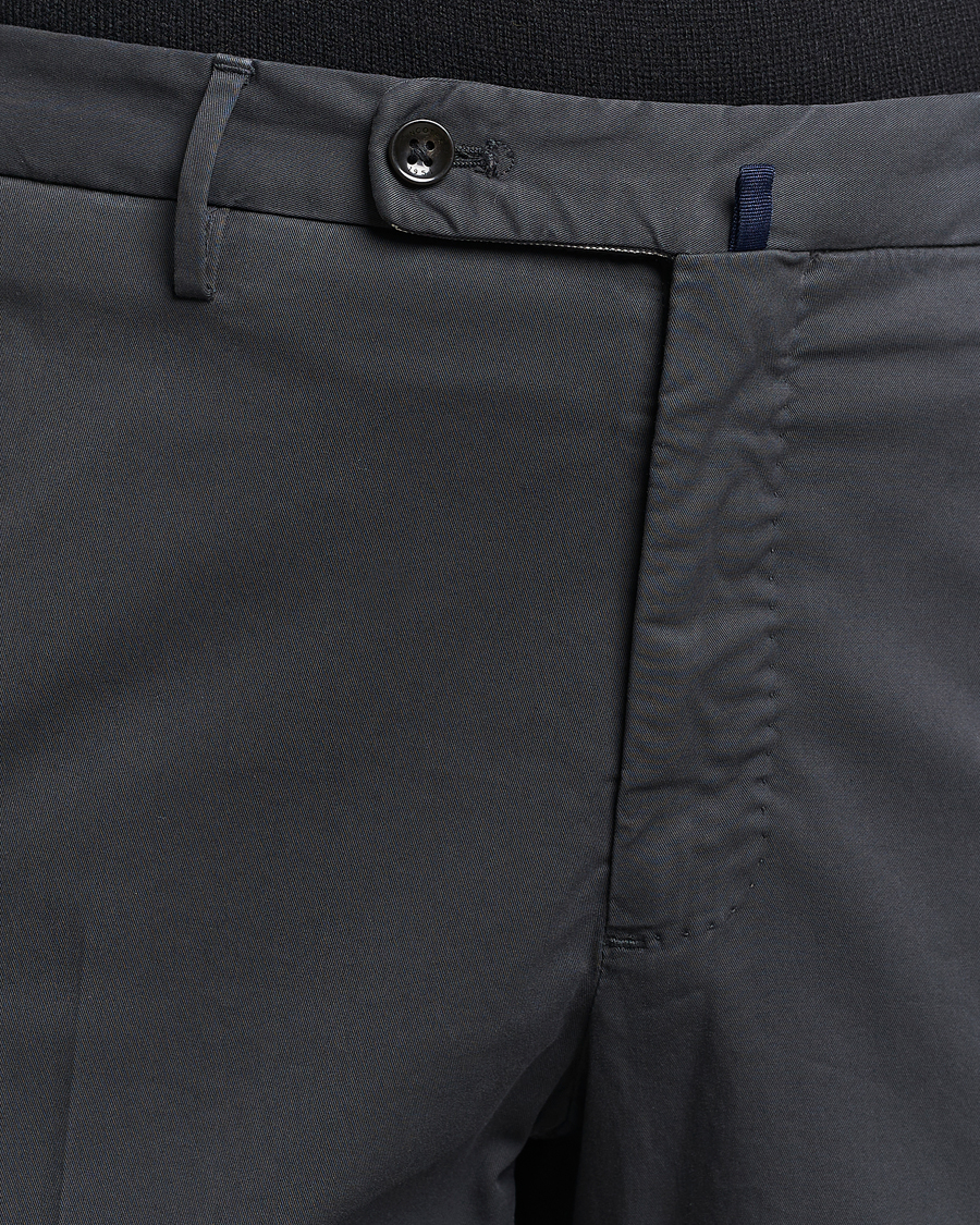 Homme | Pantalons | Incotex | Regular Fit Comfort Chinos Charcoal
