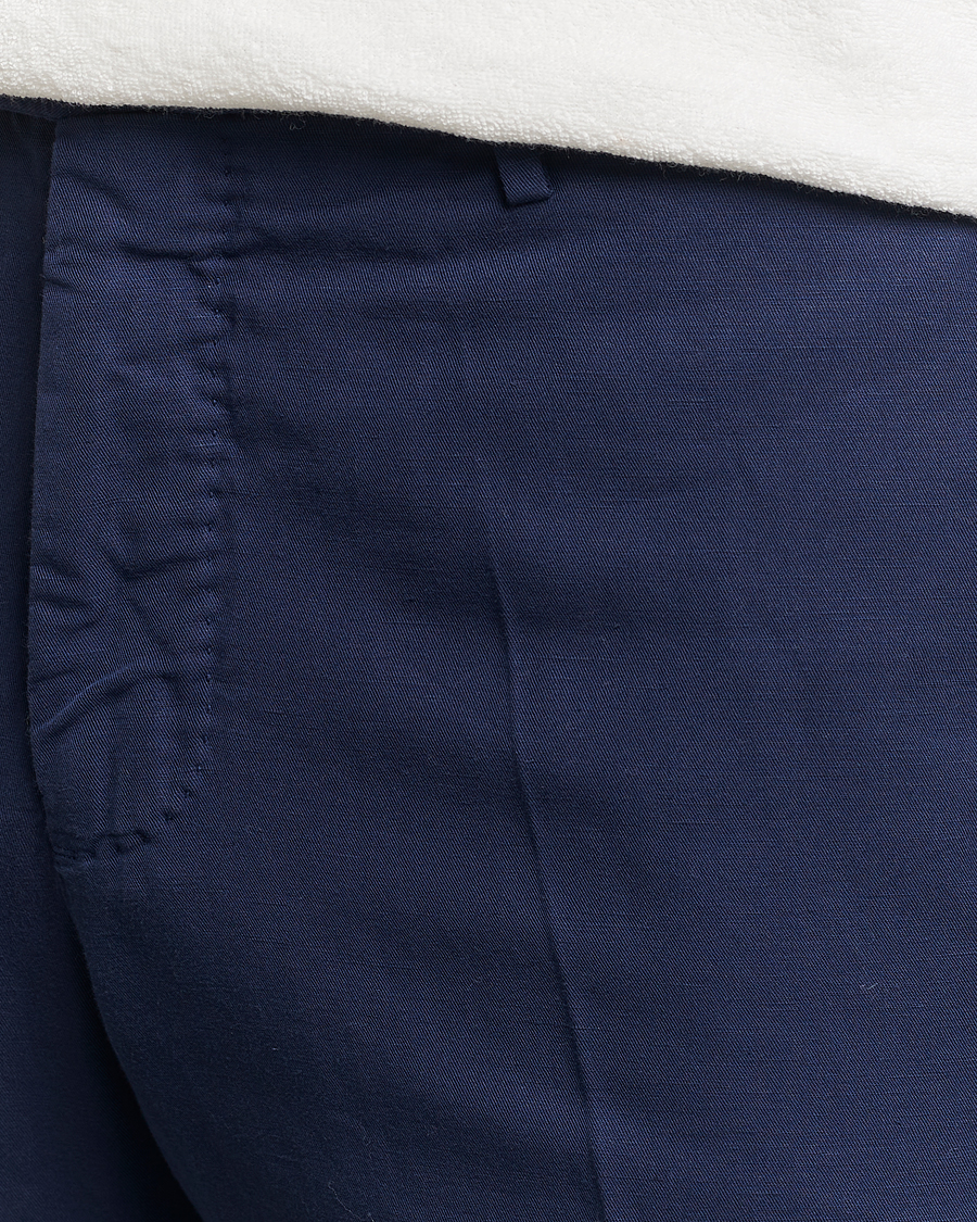 Homme | Pantalons | Incotex | Slim Fit Chinolino Trousers Navy