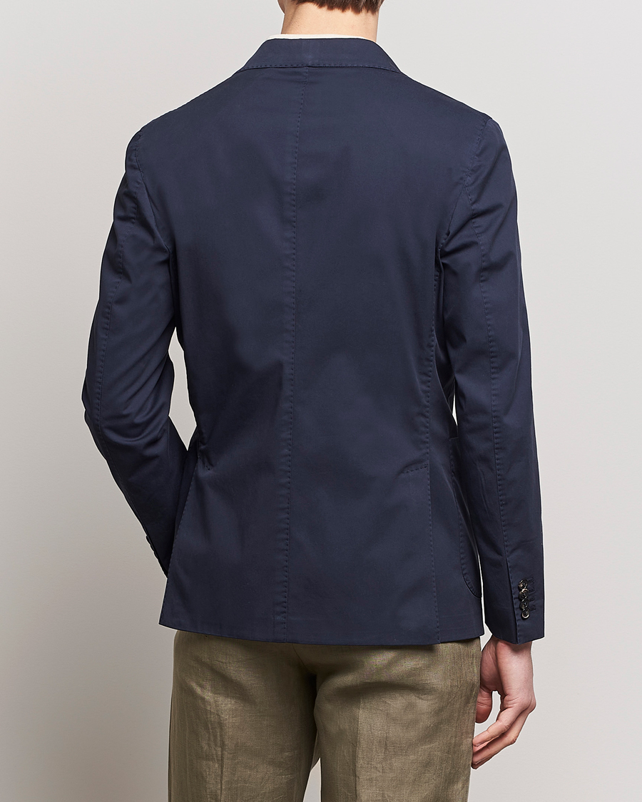 Homme | Blazers | Incotex | Unconstructed Comfort Cotton Blazer Navy