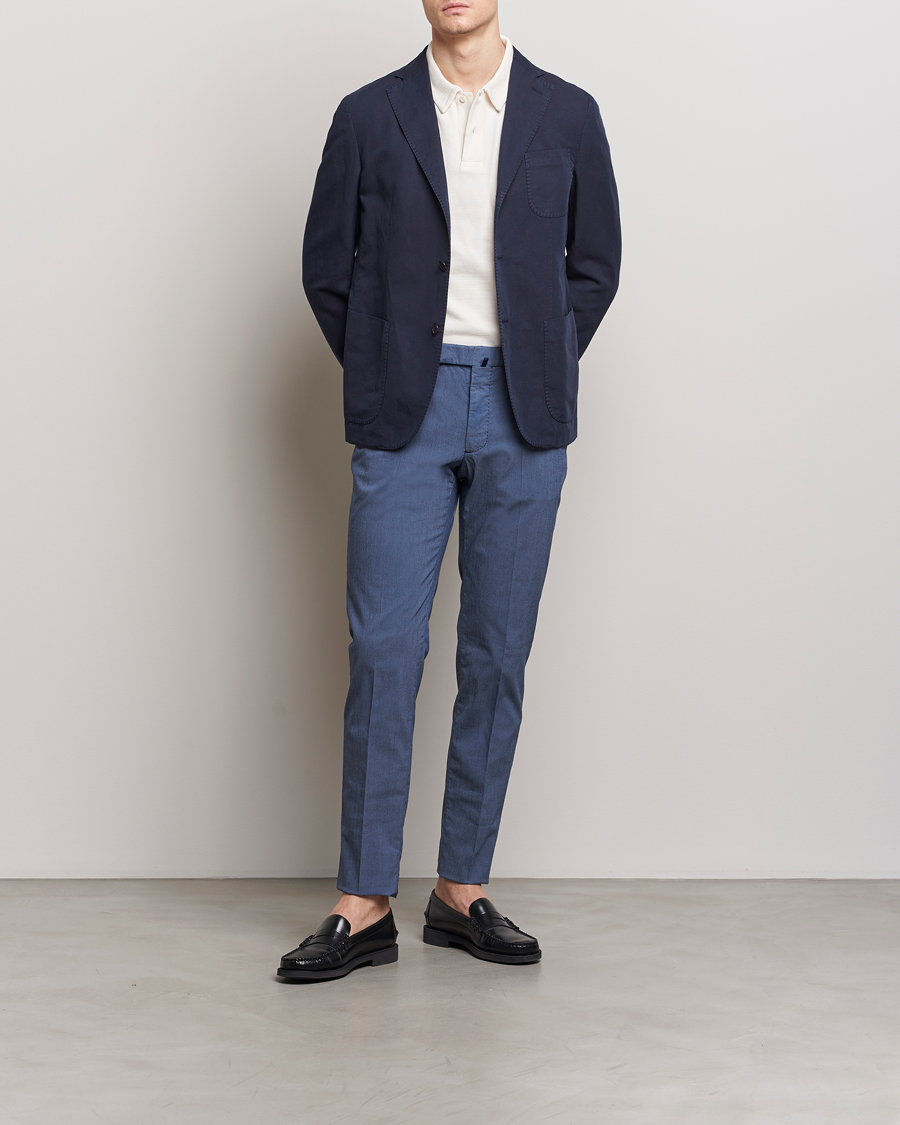 Homme | Blazers | Incotex | Unconstructed Chinolino Blazer Navy