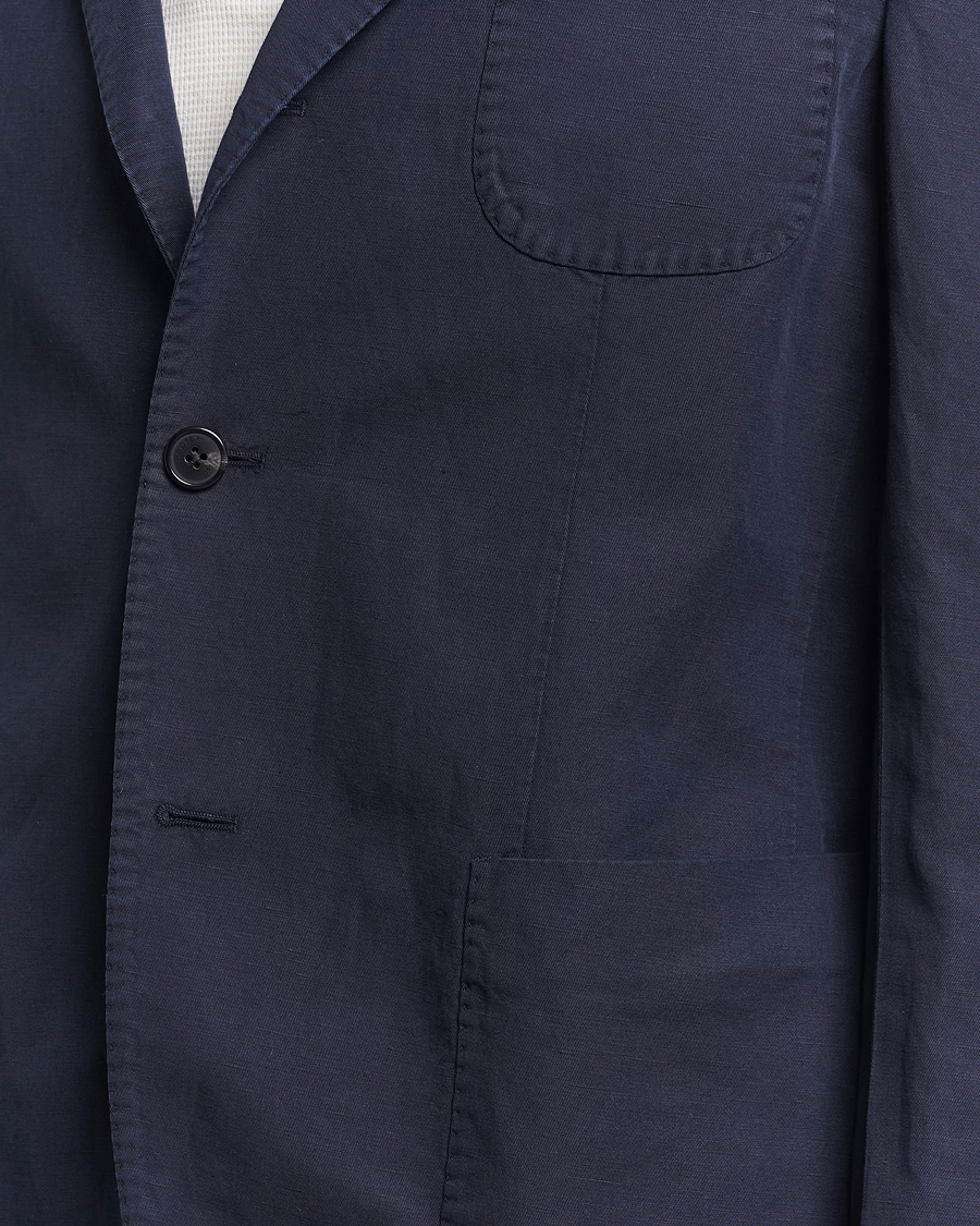 Homme | Blazers | Incotex | Unconstructed Chinolino Blazer Navy