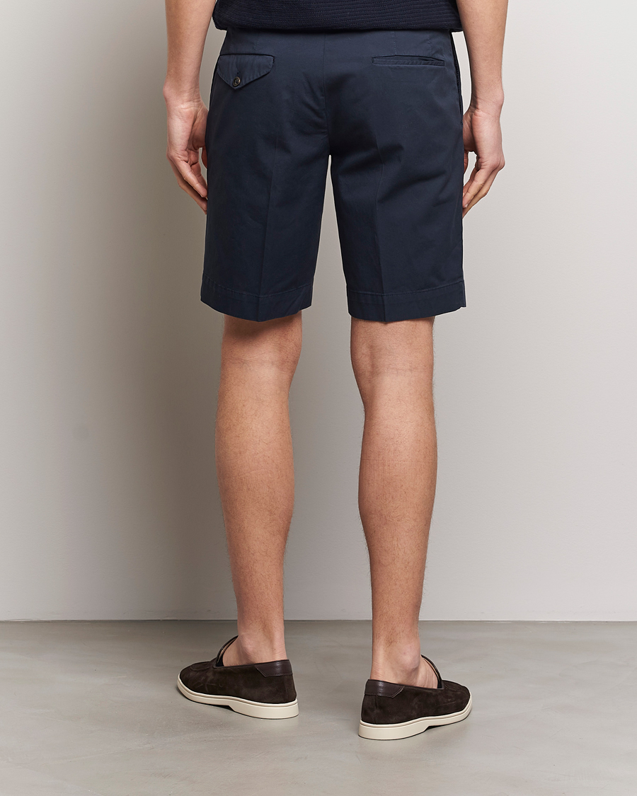 Homme | Shorts | Incotex | Cotton Comfort Shorts Navy
