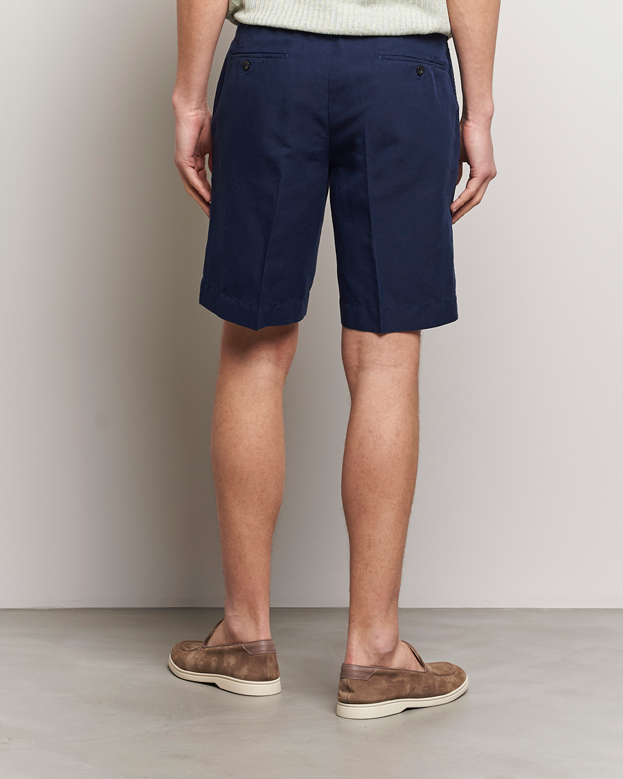 Homme | Shorts | Incotex | Chinolino Shorts Navy