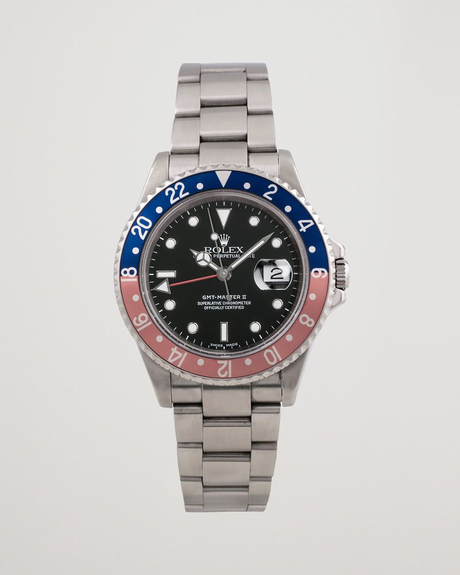 Homme | Rolex Pre-Owned GMT-Master II 16710 Silver | Rolex Pre-Owned | GMT-Master II 16710 Silver
