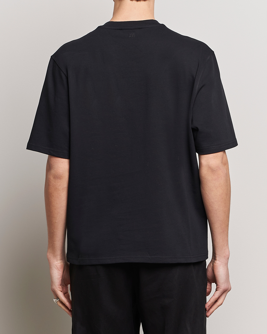 Homme | T-shirts | AMI | Heart Logo T-Shirt Black