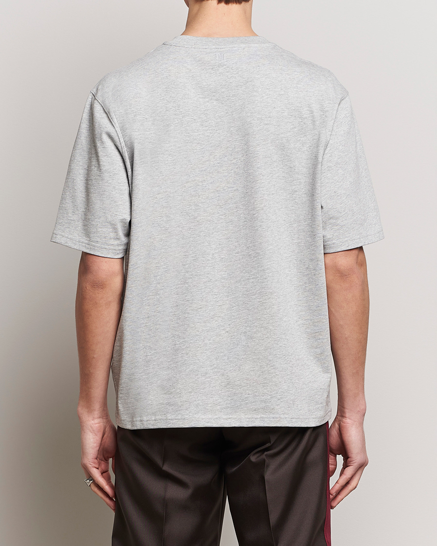 Homme | T-shirts | AMI | Heart Logo T-Shirt Heather Grey