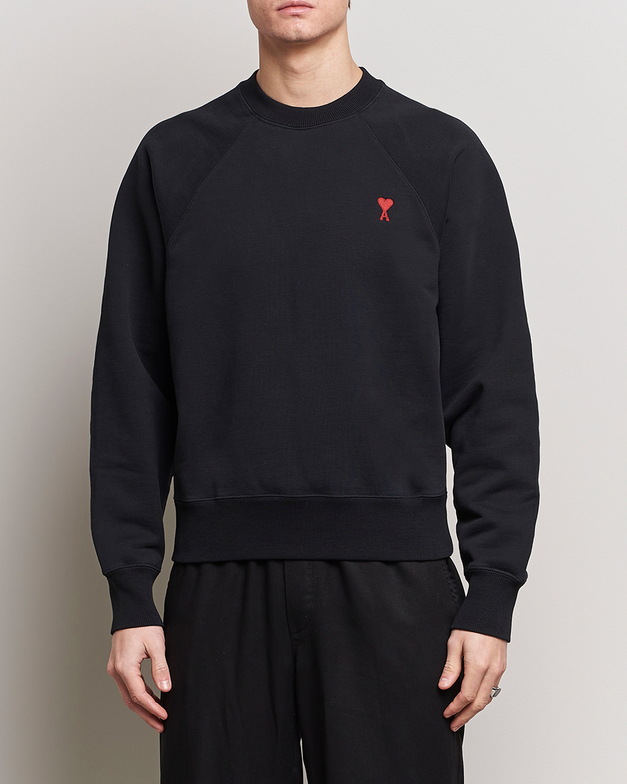 Homme | Pulls Et Tricots | AMI | Heart Logo Sweatshirt Black