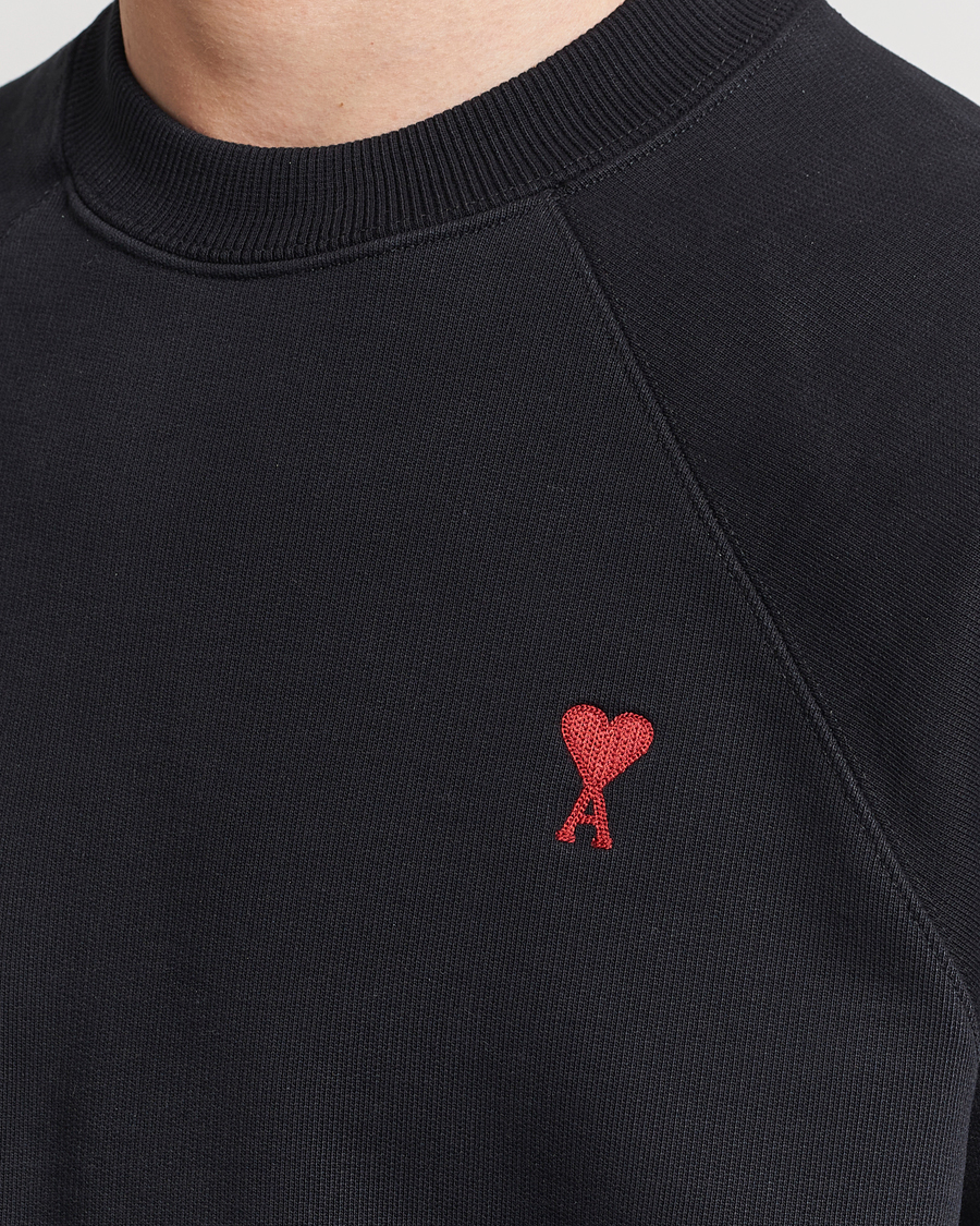 Homme | Pulls Et Tricots | AMI | Heart Logo Sweatshirt Black