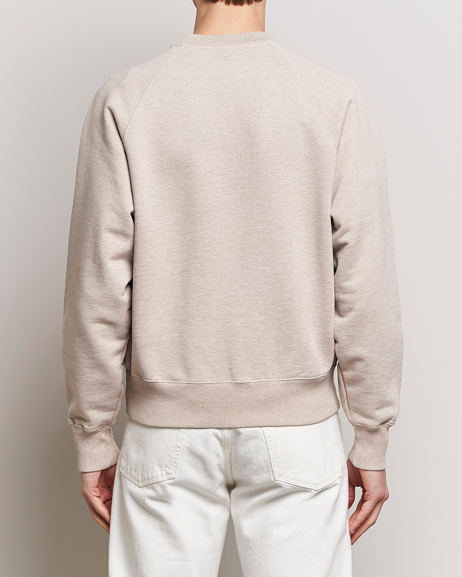 Homme | Pulls Et Tricots | AMI | Heart Logo Sweatshirt Heather Light Beige