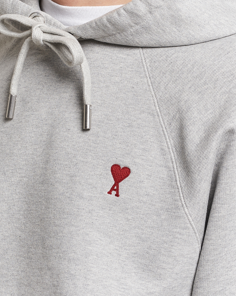 Homme | Pulls Et Tricots | AMI | Heart Logo Hoodie Heather Grey