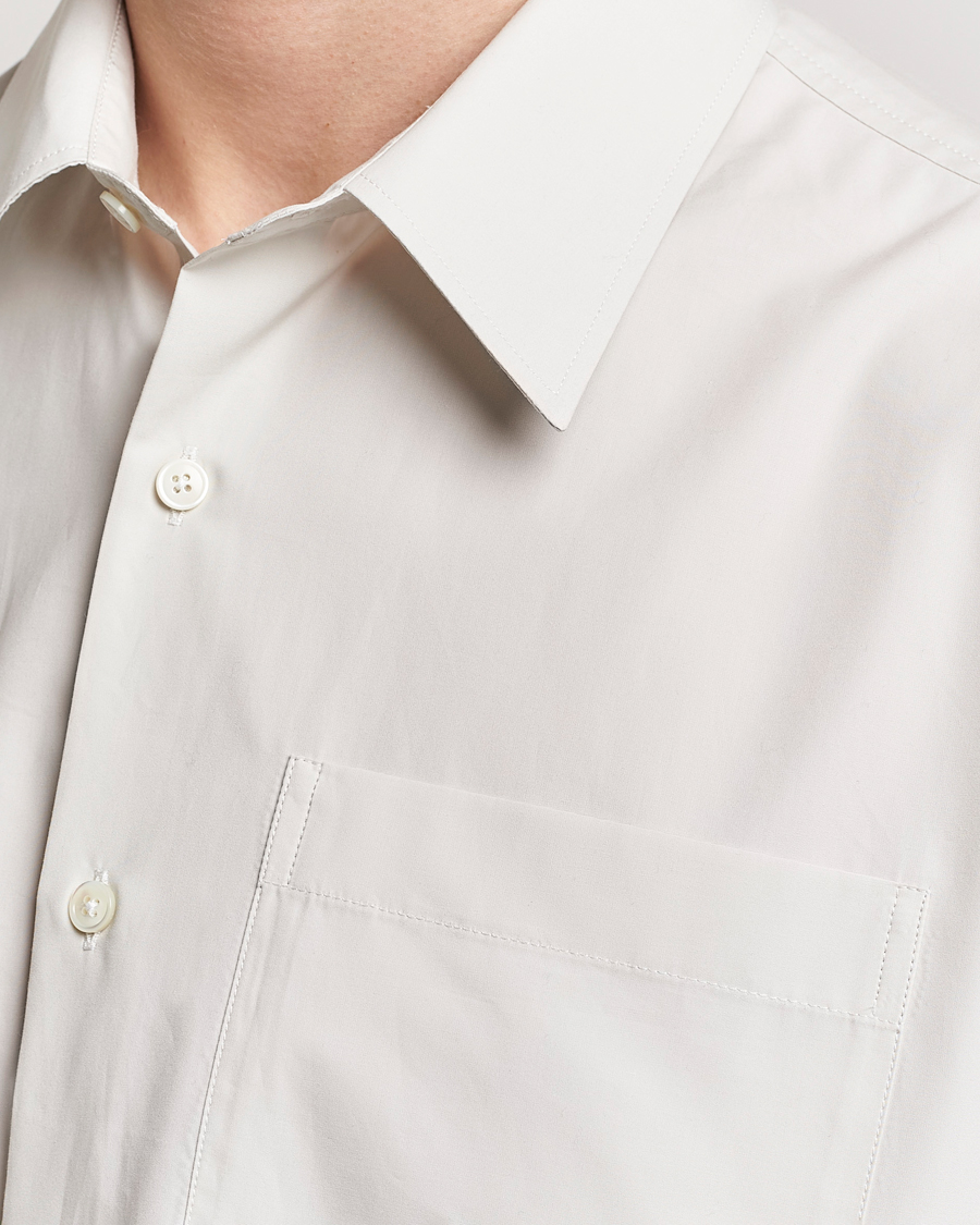 Homme | Chemises | AMI | Boxy Fit Short Sleeve Shirt Chalk White