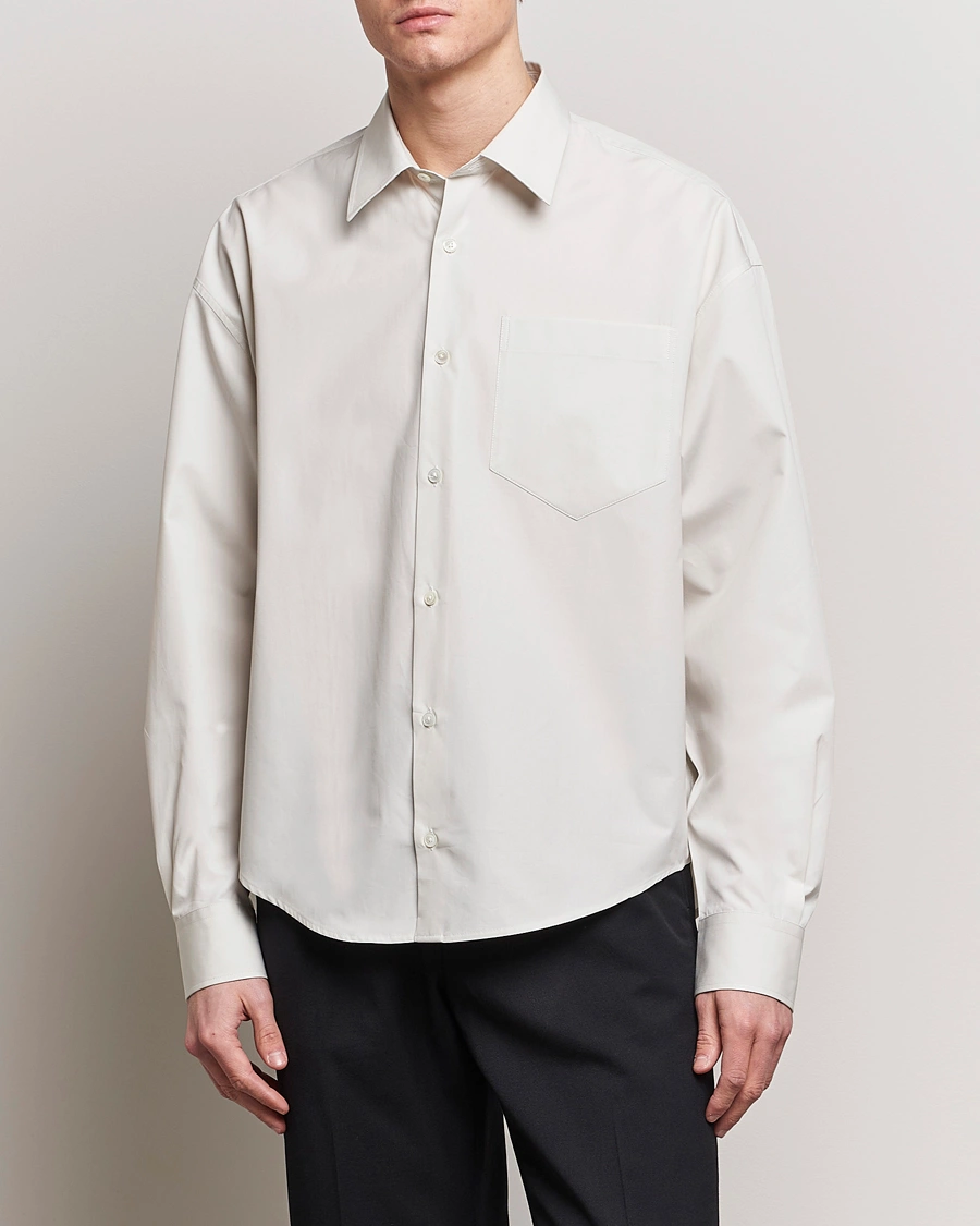 Homme | Contemporary Creators | AMI | Boxy Fit Shirt Chalk White