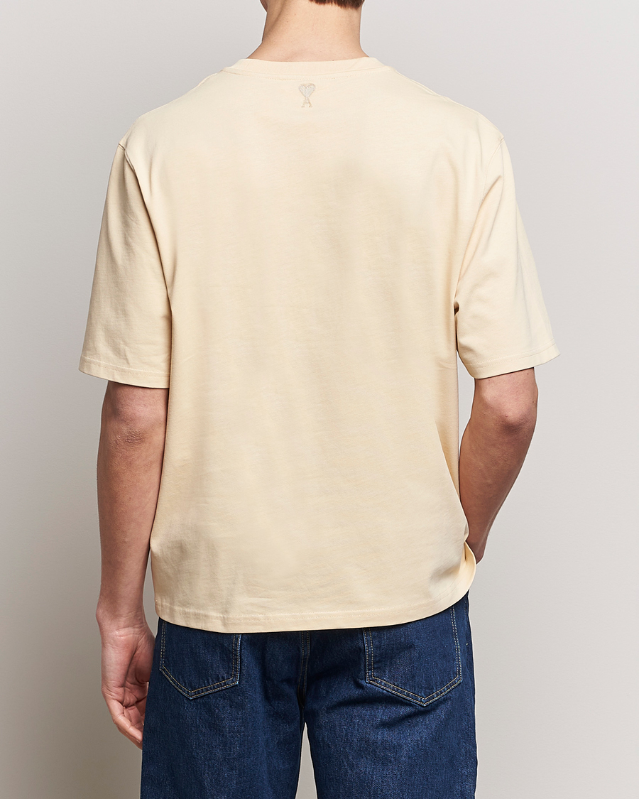 Homme | T-shirts | AMI | Logo T-Shirt Dusty Yellow