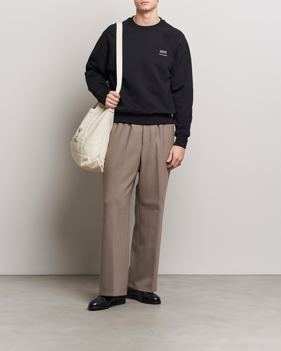 Homme | Pulls Et Tricots | AMI | Logo Sweatshirt Black