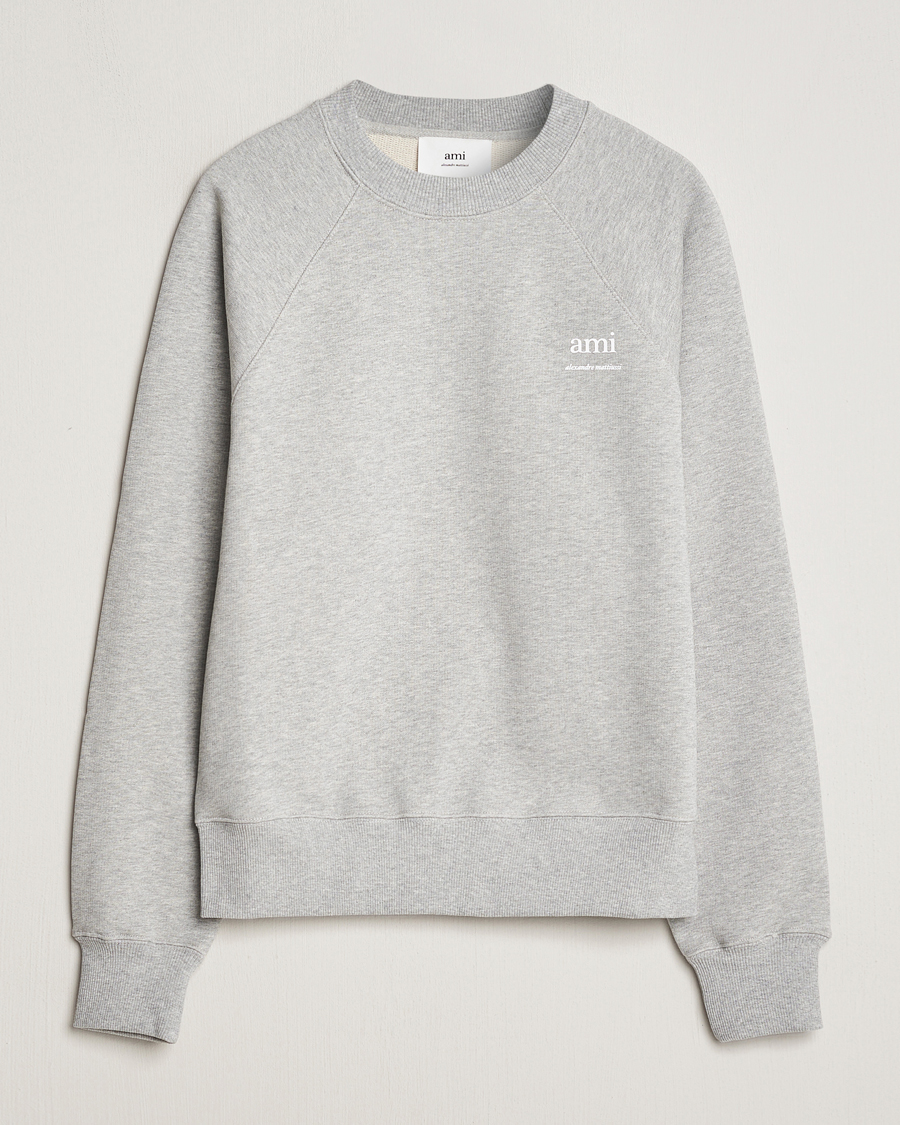 Homme | Pulls Et Tricots | AMI | Logo Sweatshirt Heather Grey