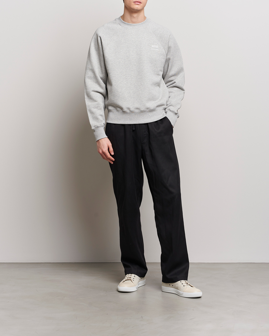 Homme | Pulls Et Tricots | AMI | Logo Sweatshirt Heather Grey