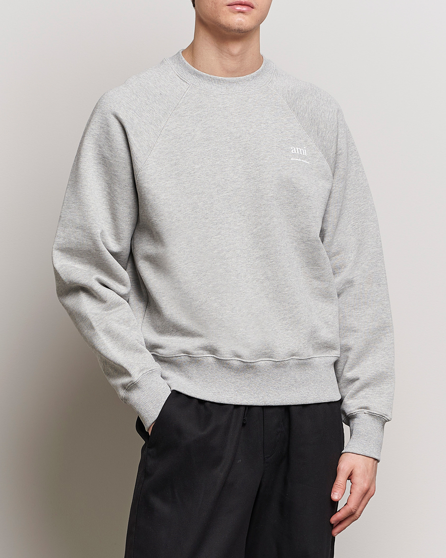 Homme | Pulls Et Tricots | AMI | Logo Sweatshirt Heather Grey