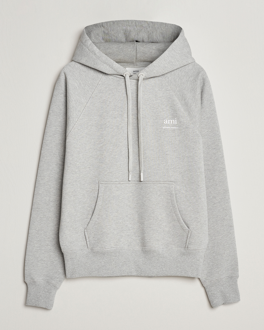 Homme | Pulls Et Tricots | AMI | Logo Hoodie Heather Grey