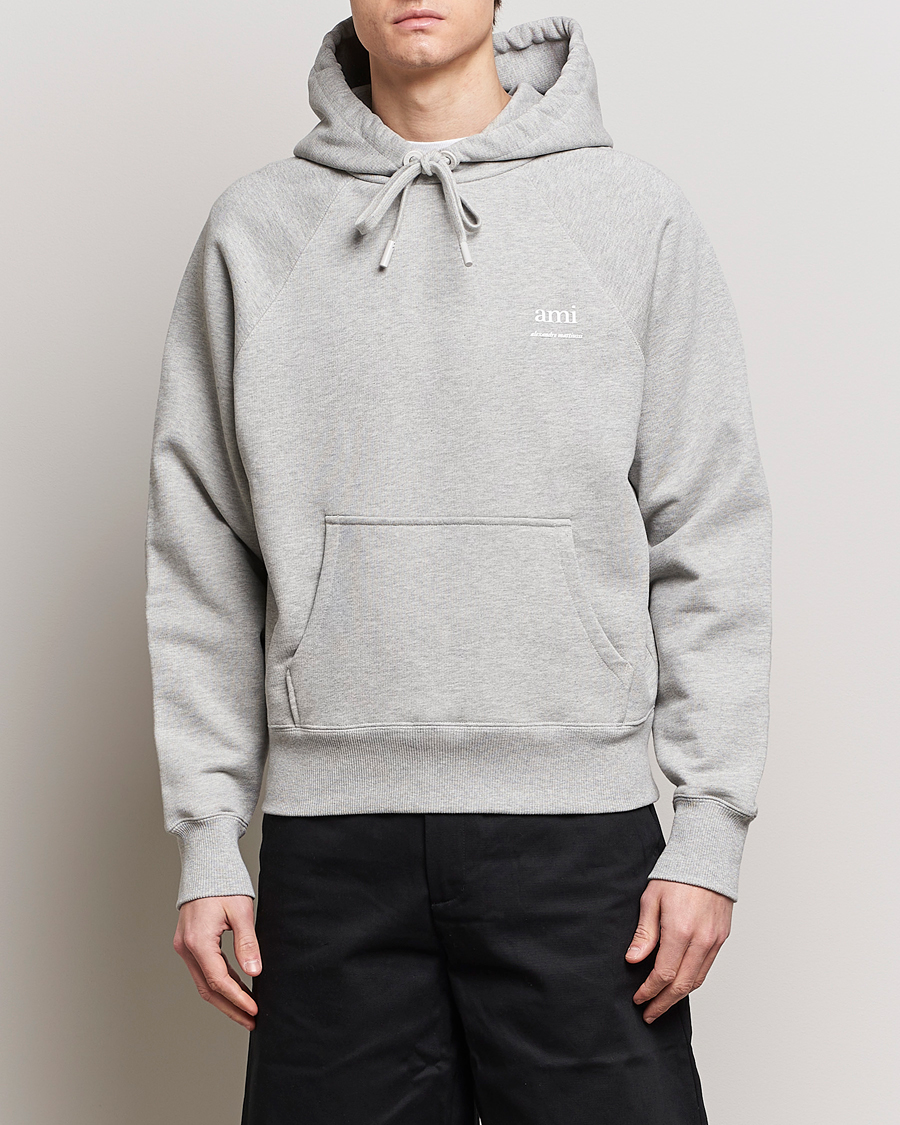 Homme | Pulls Et Tricots | AMI | Logo Hoodie Heather Grey