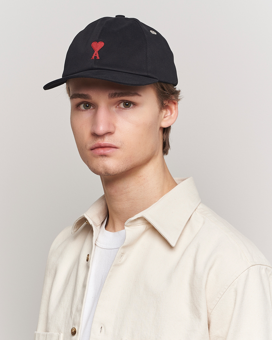 Homme | Bobs Et Casquettes | AMI | AMIHeart Logo CapBlack