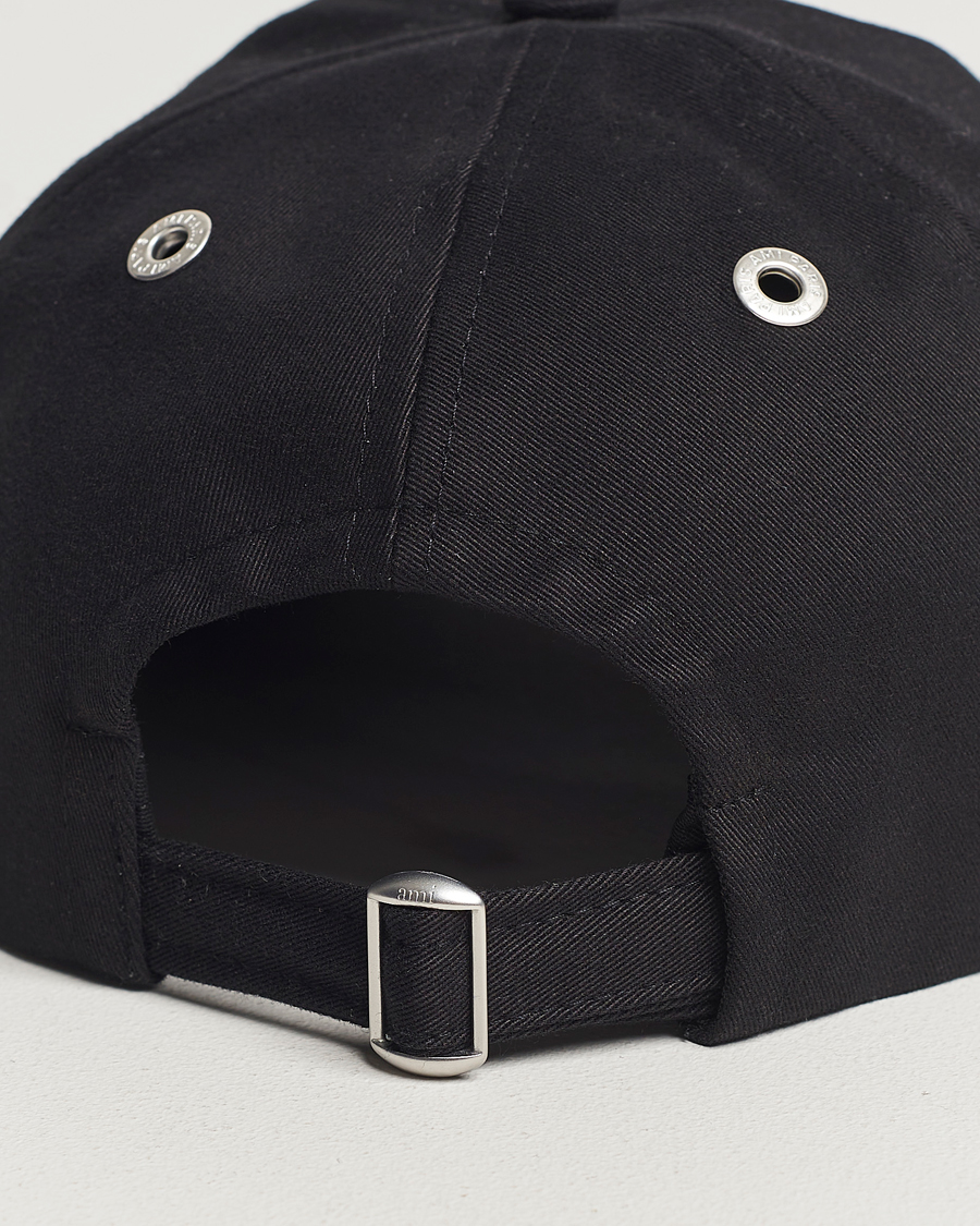 Homme | AMI Heart Logo Cap Black | AMI | Heart Logo Cap Black